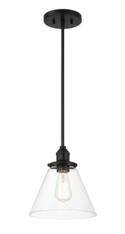 Barwell One Light Mini Pendant in Coal Black (7|5686-66A)