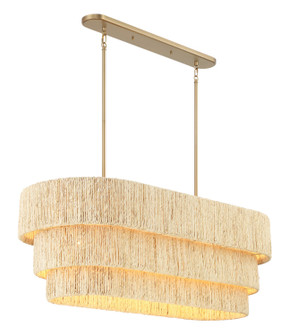 Caviana Five Light Pendant in Signature Brass (7|1227-894)