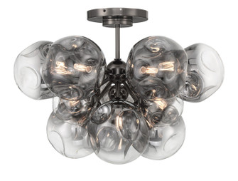 Neveh 12 Light Semi Flush Mount in Gun Metal (29|N5363-605)