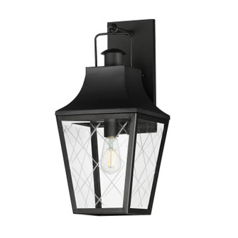 Storybook One Light Outdoor Wall Sconce in Black (16|30363CLBK)