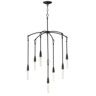 Pioneer Seven Light Chandelier in Anthracite (16|27718AR)