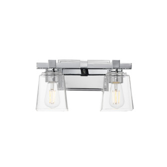 Cubos Two Light Wall Sconce in Polished Chrome (16|21382CLPC)