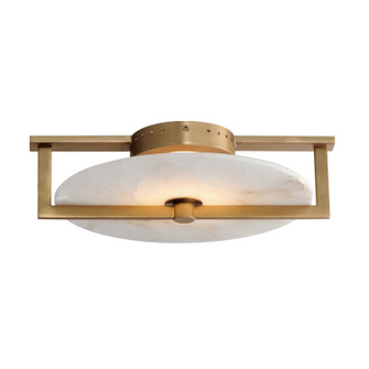 Quarry LED Wall Sconce/Flush Mount in Natural Aged Brass (16|18200WANAB)