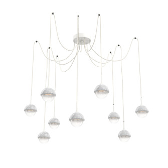 Cabochon LED Pendant in Burnished Bronze (404|SCB0093-09-BB-WL-C01-L3-TR)