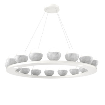 Cabochon LED Chandelier in Gilded Brass (404|CHB0093-0D-GB-WL-CA1-L3-TR)