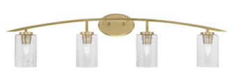 Kurve Four Light Bath Bar in New Age Brass (200|3724-NAB-3002)