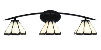Kurve Three Light Bath Bar in Matte Black (200|3723-MB-9125)