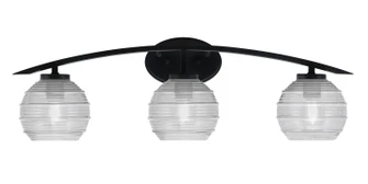 Kurve Three Light Bath Bar in Matte Black (200|3723-MB-5110)