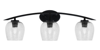 Kurve Three Light Bath Bar in Matte Black (200|3723-MB-4812)