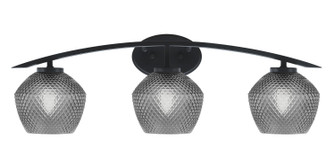 Kurve Three Light Bath Bar in Matte Black (200|3723-MB-4622)