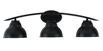 Kurve Three Light Bath Bar in Matte Black (200|3723-MB-427-MB)