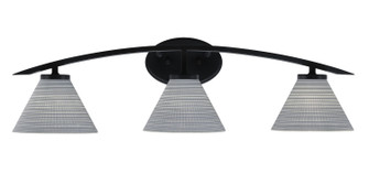 Kurve Three Light Bath Bar in Matte Black (200|3723-MB-4052)