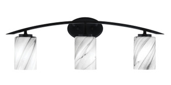 Kurve Three Light Bath Bar in Matte Black (200|3723-MB-3009)
