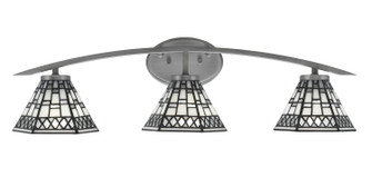 Kurve Three Light Bath Bar in Graphite (200|3723-GP-9105)