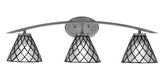 Kurve Three Light Bath Bar in Graphite (200|3723-GP-9185)