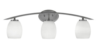 Kurve Three Light Bath Bar in Graphite (200|3723-GP-615)