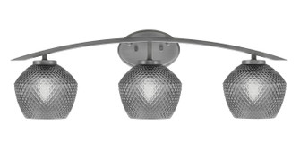 Kurve Three Light Bath Bar in Graphite (200|3723-GP-4622)