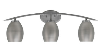 Kurve Three Light Bath Bar in Graphite (200|3723-GP-426-GP)