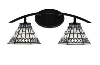 Kurve Two Light Bath Bar in Matte Black (200|3722-MB-9105)