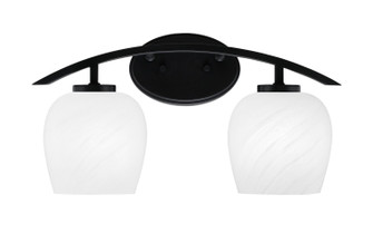 Kurve Two Light Bath Bar in Matte Black (200|3722-MB-4811)