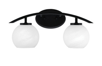 Kurve Two Light Bath Bar in Matte Black (200|3722-MB-4101)