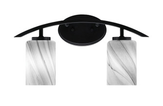 Kurve Two Light Bath Bar in Matte Black (200|3722-MB-3009)