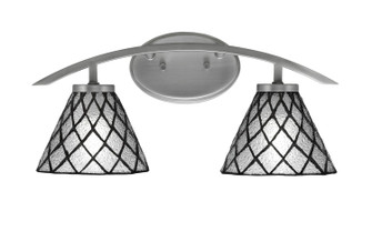 Kurve Two Light Bath Bar in Graphite (200|3722-GP-9185)