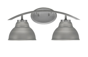 Kurve Two Light Bath Bar in Graphite (200|3722-GP-427-GP)