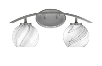 Kurve Two Light Bath Bar in Graphite (200|3722-GP-4109)