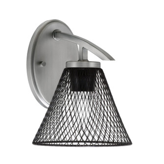 Kurve One Light Wall Sconce in Graphite (200|3720-GP-805-MB)