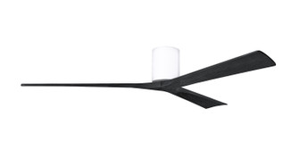 Irene-3H 72'' Ceiling Fan in Gloss White (101|IR3H-WH-BK-72)