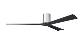 Irene-3H 72'' Ceiling Fan in Polished Chrome (101|IR3H-CR-BK-72)