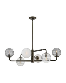 Oberon LED Chandelier in Black Oxide (138|FR30506BX)