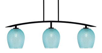 Kurve Three Light Island Pendant in Matte Black (200|3736-MB-4905)