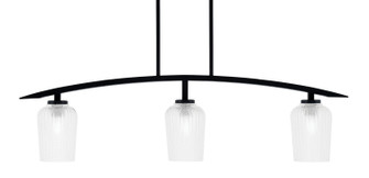 Kurve Three Light Island Pendant in Matte Black (200|3736-MB-4250)