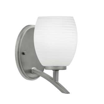 Kurve One Light Wall Sconce in Graphite (200|3721-GP-615)