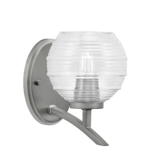 Kurve One Light Wall Sconce in Graphite (200|3721-GP-5110)