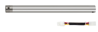 Breezymeadow Extension Rod in Brushed Steel (225|CF-1001-ROD-12)