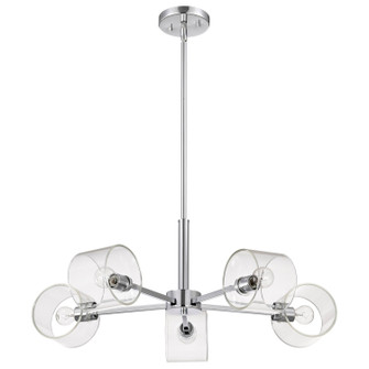 Marlowe Five Light Chandelier in Polished Nickel (72|60-8075)