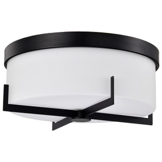 Roselle Three Light Flush Mount in Matte Black (72|60-8054)