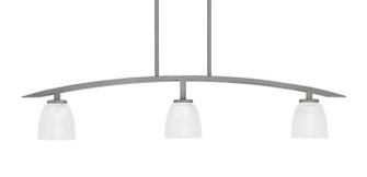 Kurve Three Light Island Pendant in Graphite (200|3736-GP-500)