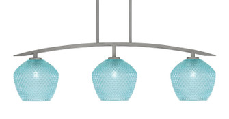 Kurve Three Light Island Pendant in Graphite (200|3736-GP-4925)