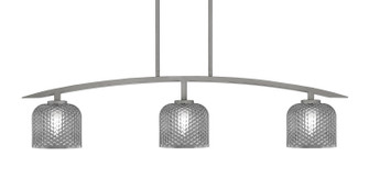 Kurve Three Light Island Pendant in Graphite (200|3736-GP-4612)