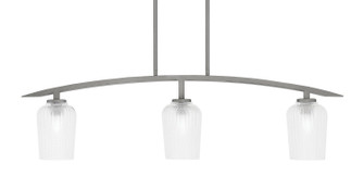 Kurve Three Light Island Pendant in Graphite (200|3736-GP-4250)