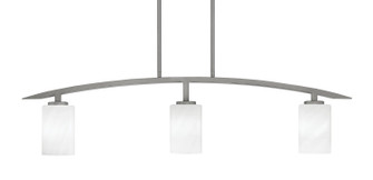 Kurve Three Light Island Pendant in Graphite (200|3736-GP-3001)
