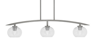Kurve Three Light Island Pendant in Graphite (200|3736-GP-202)