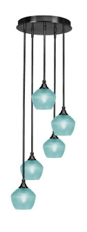 Empire Five Light Pendalier in Matte Black (200|2145-MB-4625)