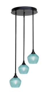 Empire Three Light Pendalier in Matte Black (200|2143-MB-4625)