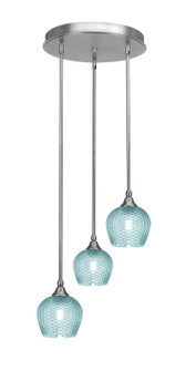 Empire Three Light Pendalier in Brushed Nickel (200|2143-BN-4605)