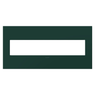 adorne Five-Gang Screwless Wall Plate with Microban in Evergreen (246|AWP5GEG)